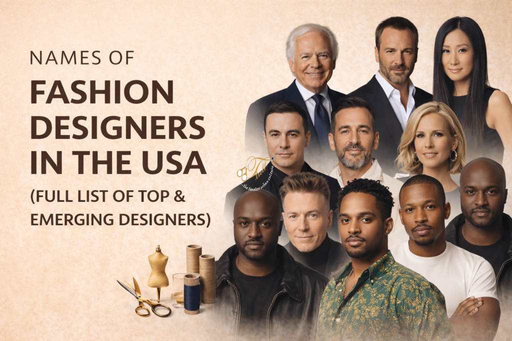 Names of Fashion Designers in the USA (Full 2026 List)